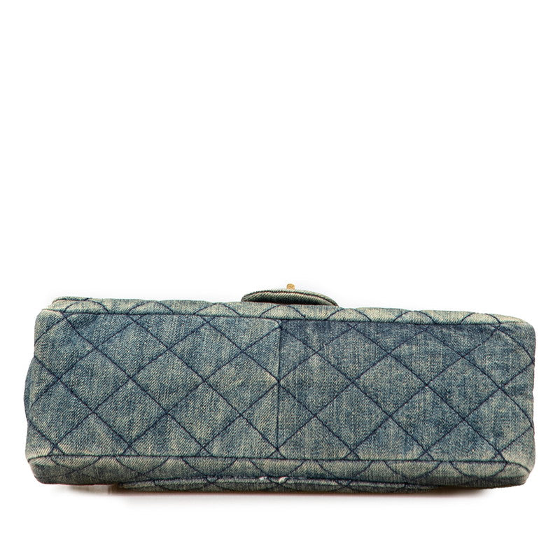 Chanel 2.55 Matelasse Denim Shoulder Bag