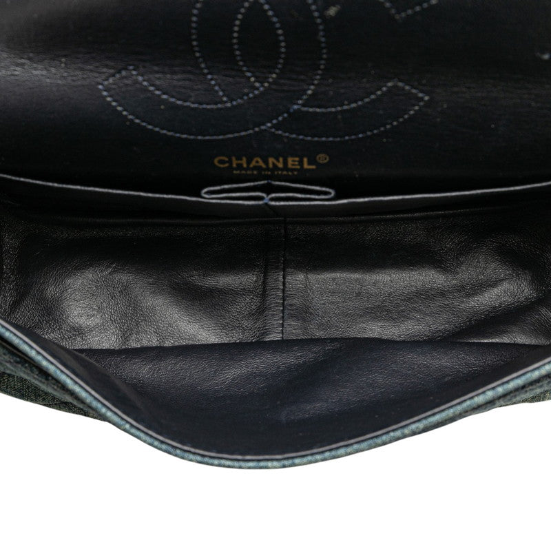Chanel 2.55 Matelasse Denim Shoulder Bag