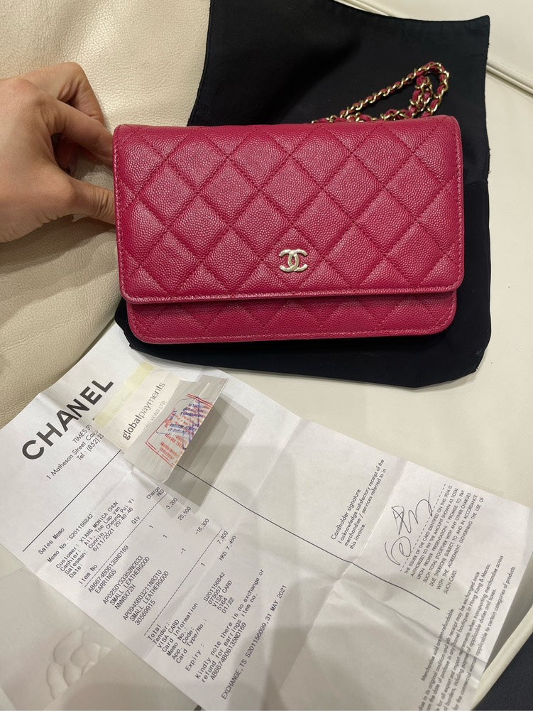 ??Chanel rose pink WOC