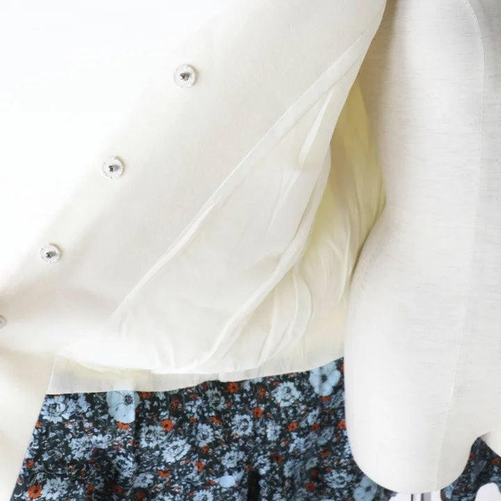 Christian Dior White Coat Size 34