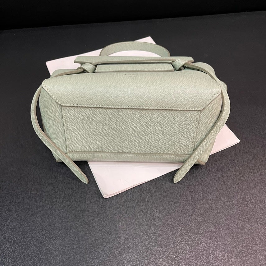 Luxury CELINE Green Bag 21x20x11