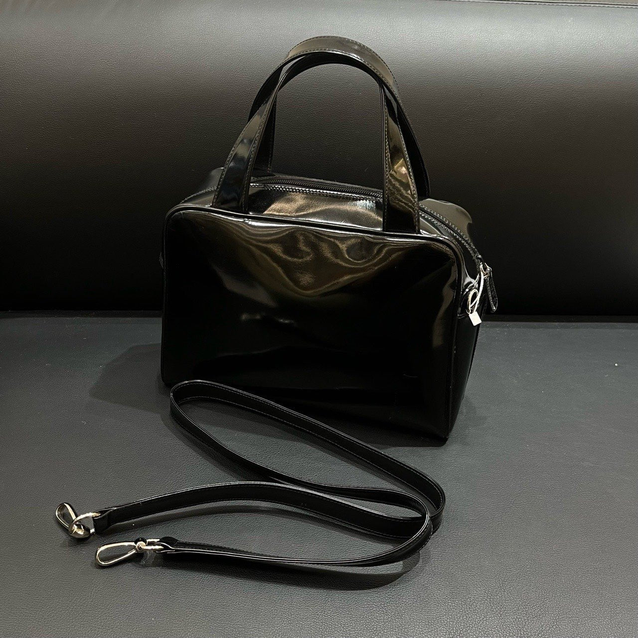 Gucci Black Leather Handbag xx