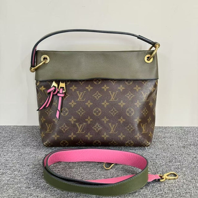 Louis Vuitton Monogram Canvas Olive Pink Two-Way Bag