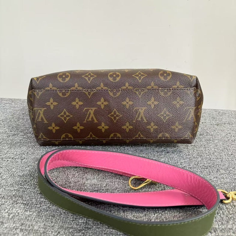 Louis Vuitton Monogram Canvas Olive Pink Two-Way Bag