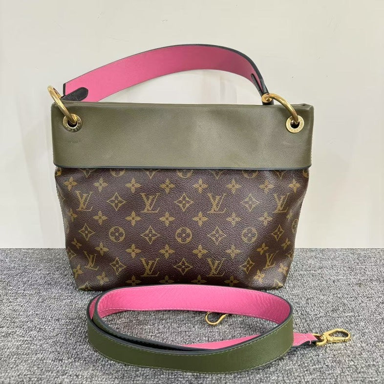 Louis Vuitton Monogram Canvas Olive Pink Two-Way Bag