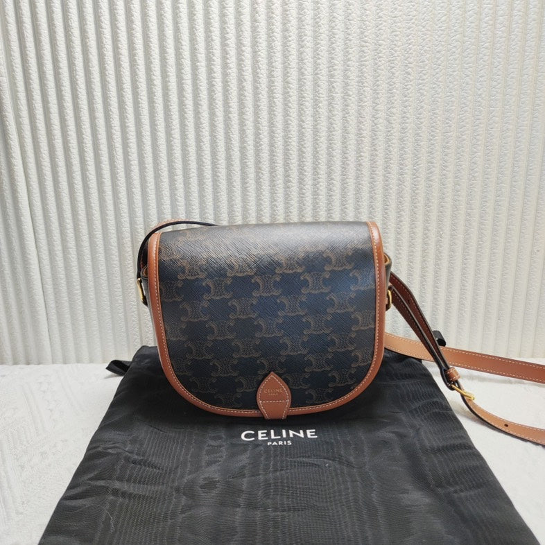 Luxury CELINE Classic Brown Crossbody Bag 11911902