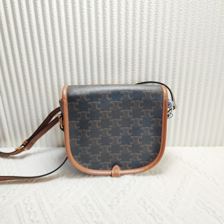 Luxury CELINE Classic Brown Crossbody Bag 11911902