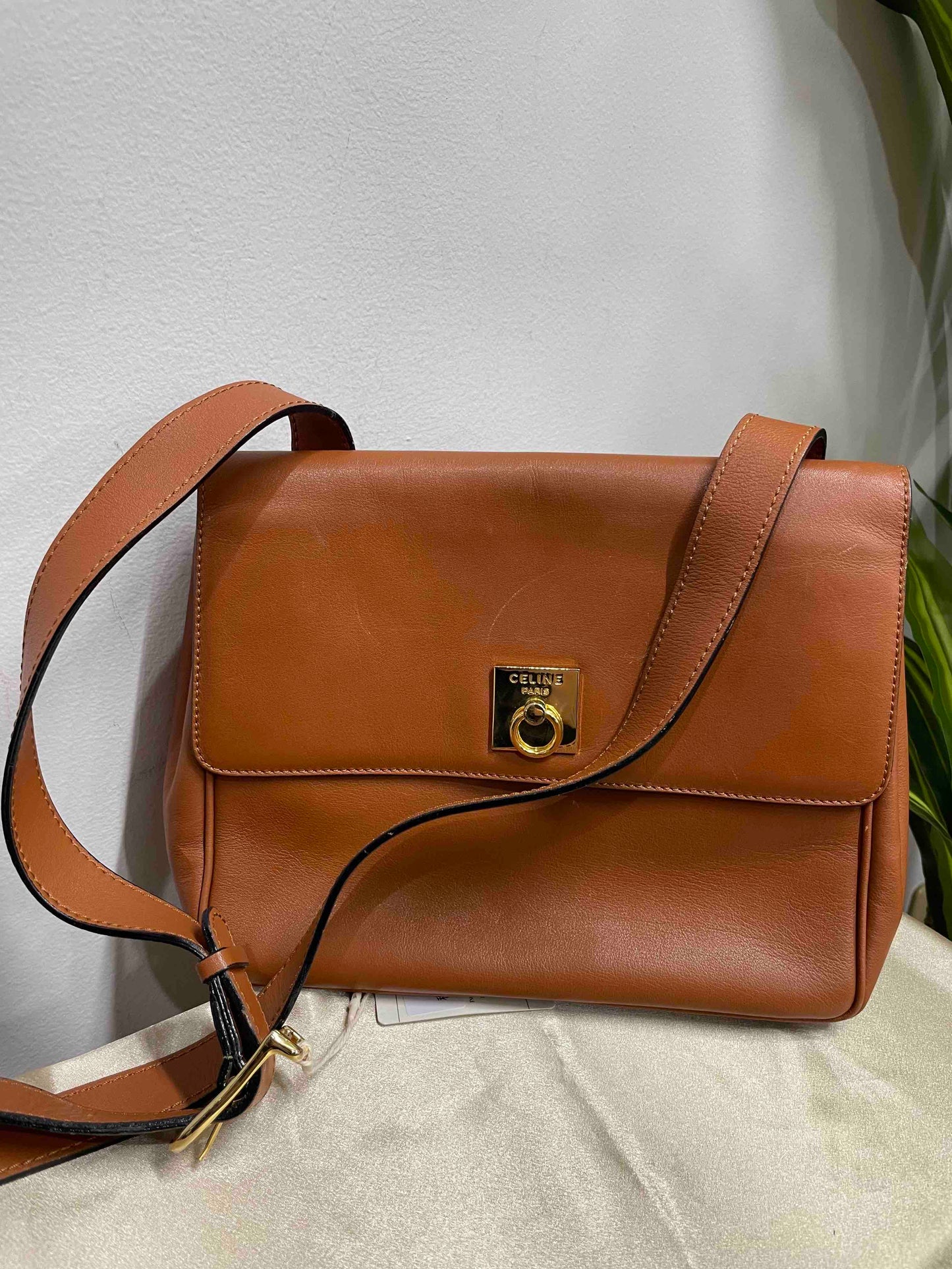 Luxury CELINE Classic Brown Shoulder Bag