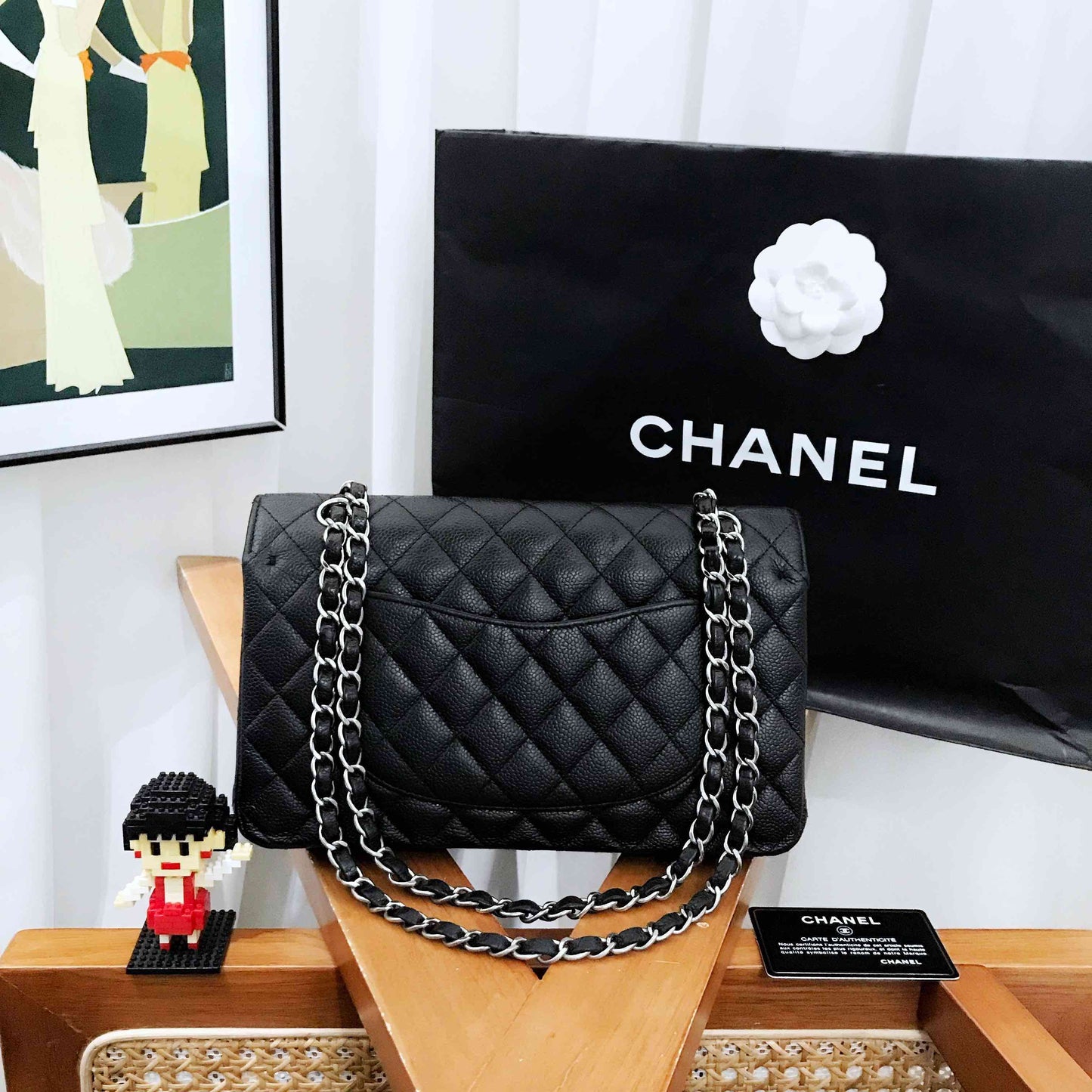 Chanel Classic Flap Medium Black Shoulder Bag