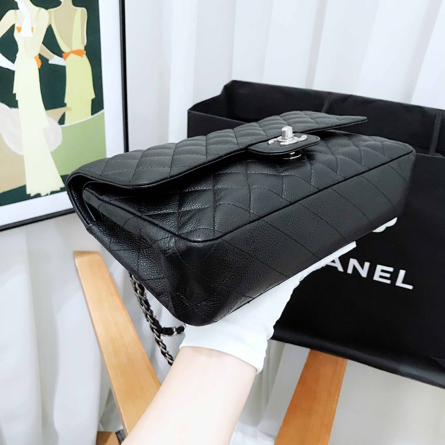 Chanel Classic Flap Medium Black Shoulder Bag