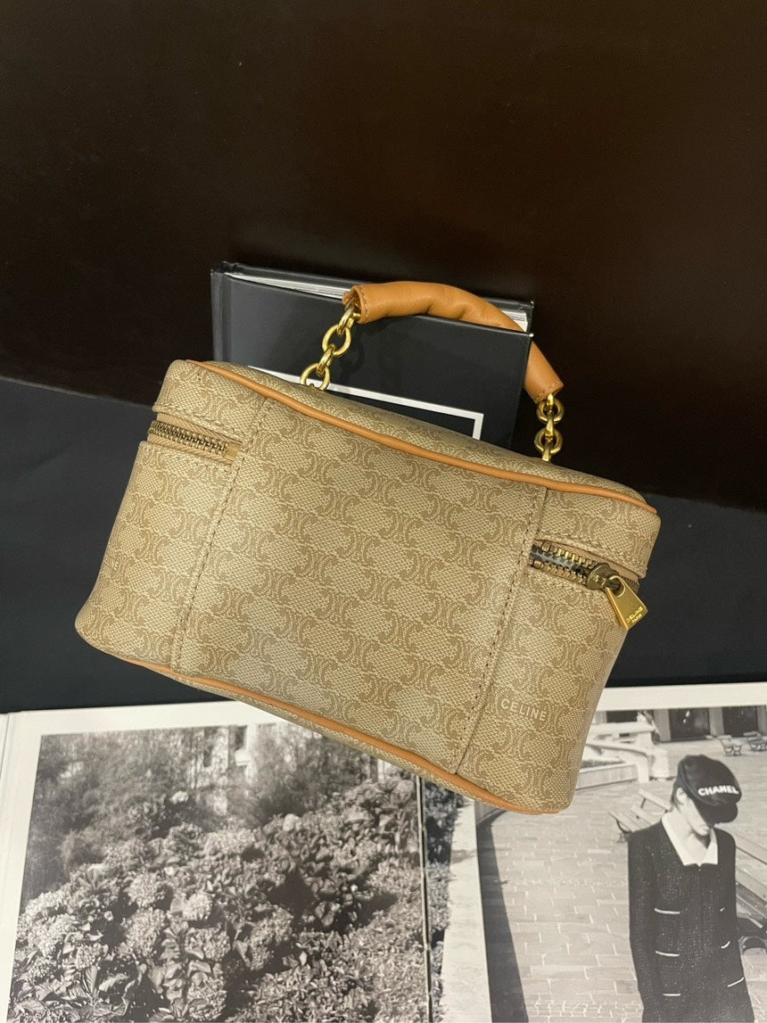 Luxury CELINE Monogram Case Milk Tea Color -   Shoulder Bag