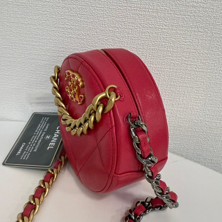 Chanel 19 Calfskin Pink 2way Chain Bag -   Chanel Crossbody Shoulder Bag