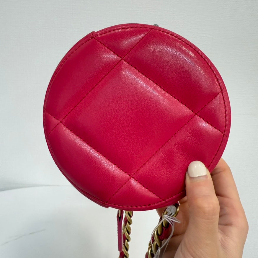Chanel 19 Calfskin Pink 2way Chain Bag -   Chanel Crossbody Shoulder Bag