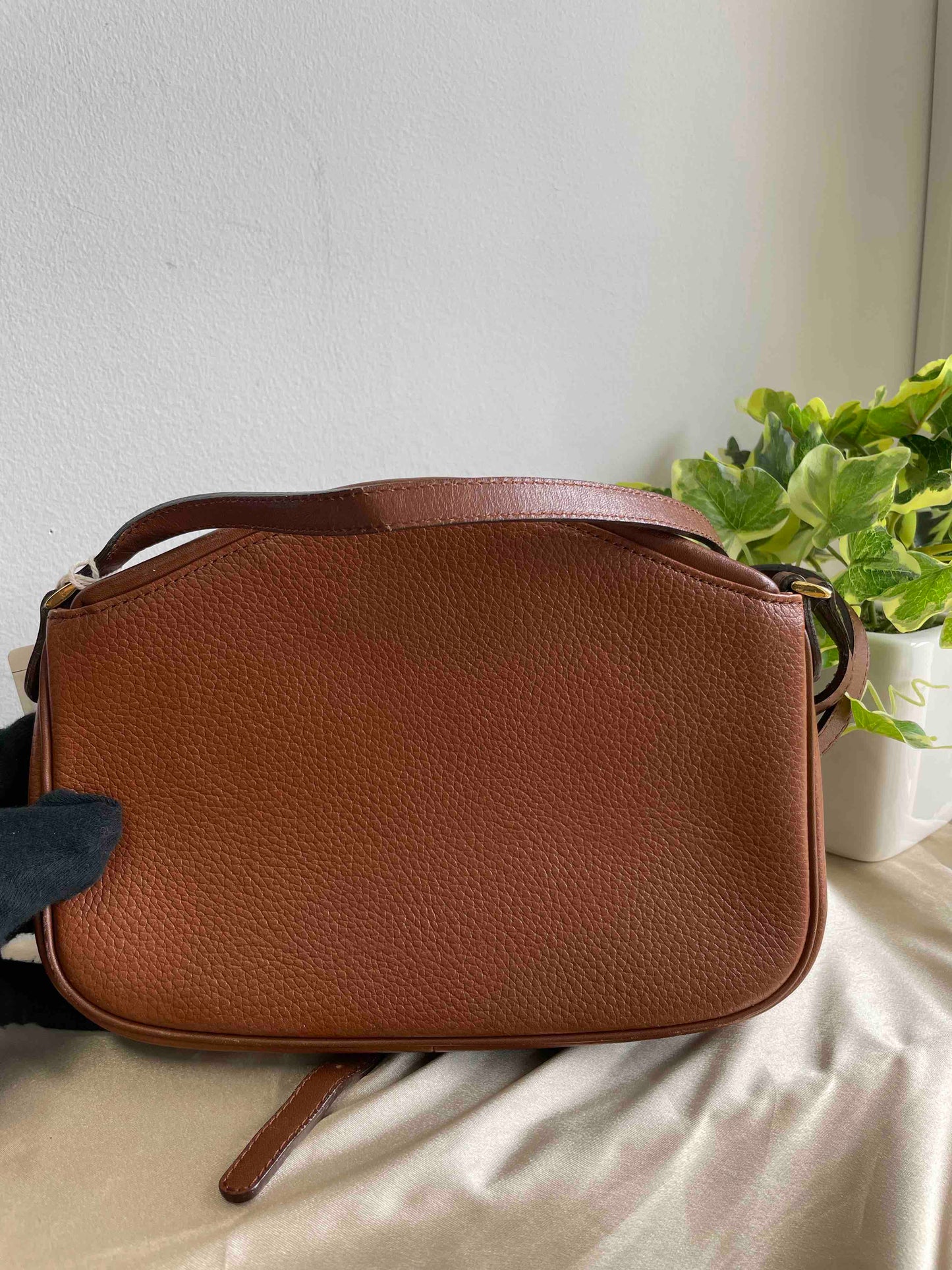 Burberry   Crossbody Bag Brown Leather