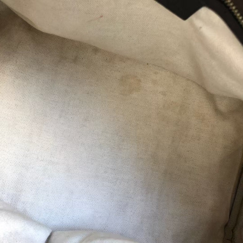 Gucci Two-Way Boston Bag Beige Satchel