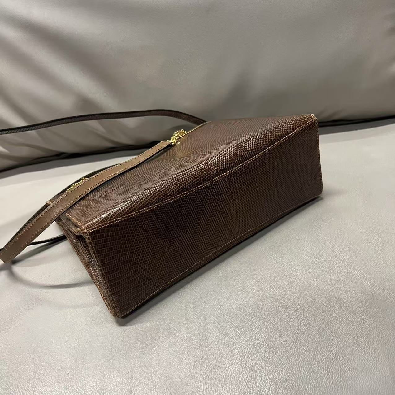 Gucci   lizard tote bag