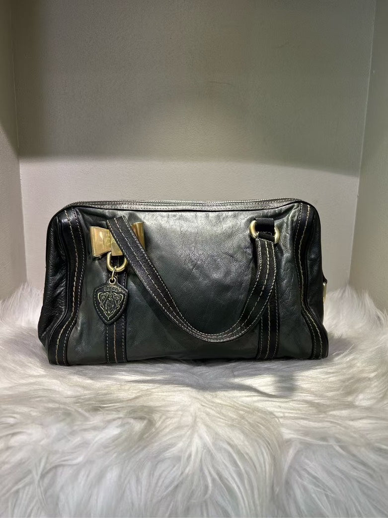 GUCCI  Leather Black Shoulder Bag