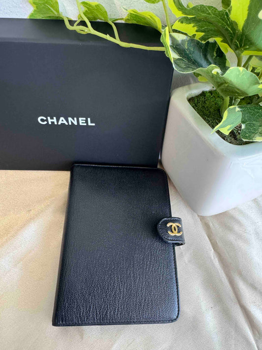 Chanel Notebook RE70349100 Black Leather