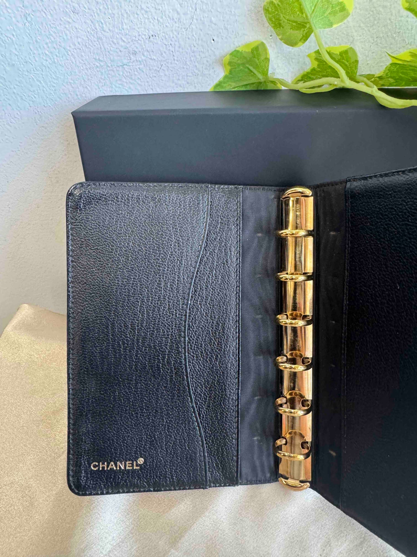 Chanel Notebook RE70349100 Black Leather