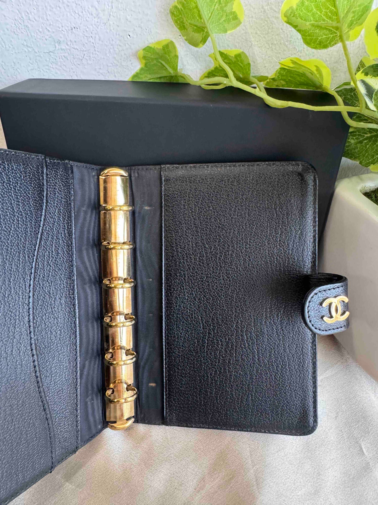 Chanel Notebook RE70349100 Black Leather