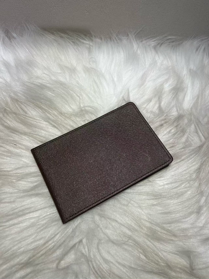 Louis Vuitton LC Card Bag in Brown Leather - Crossbody Wallet