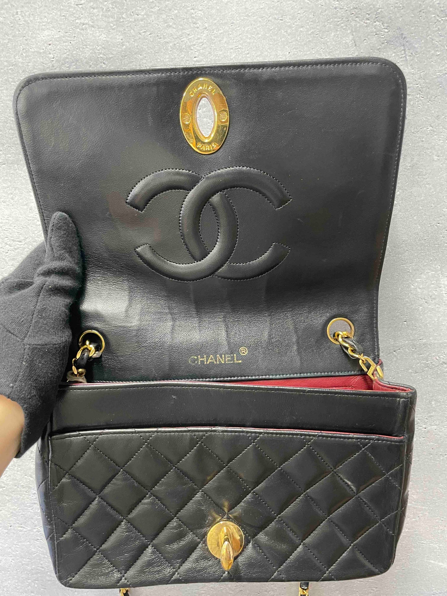 Chanel   Flap Bag HA002280000 Black Leather Shoulder Bag