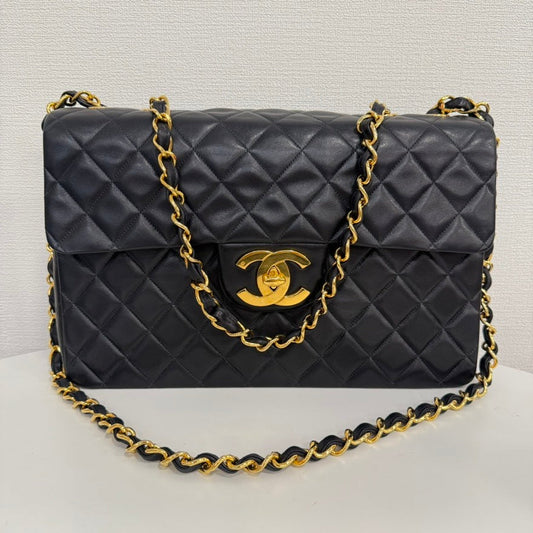 Chanel Lambskin Single Flap Bag Maxi FM6001