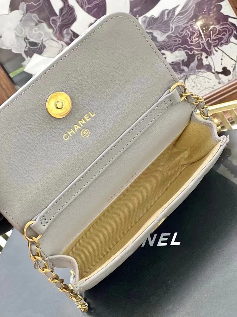 Chanel mini woc belt bum bag 12x9cm 8809