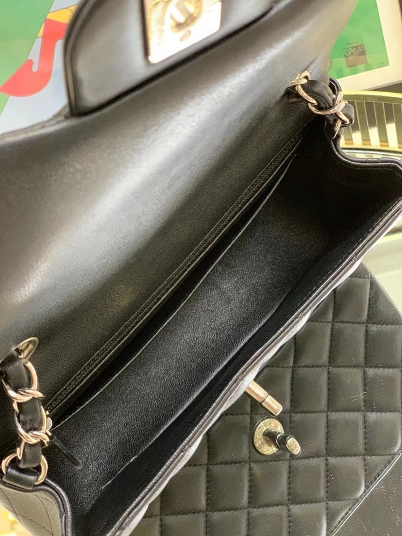 Chanel CF mini Black 20x13cm 2020year 10522
