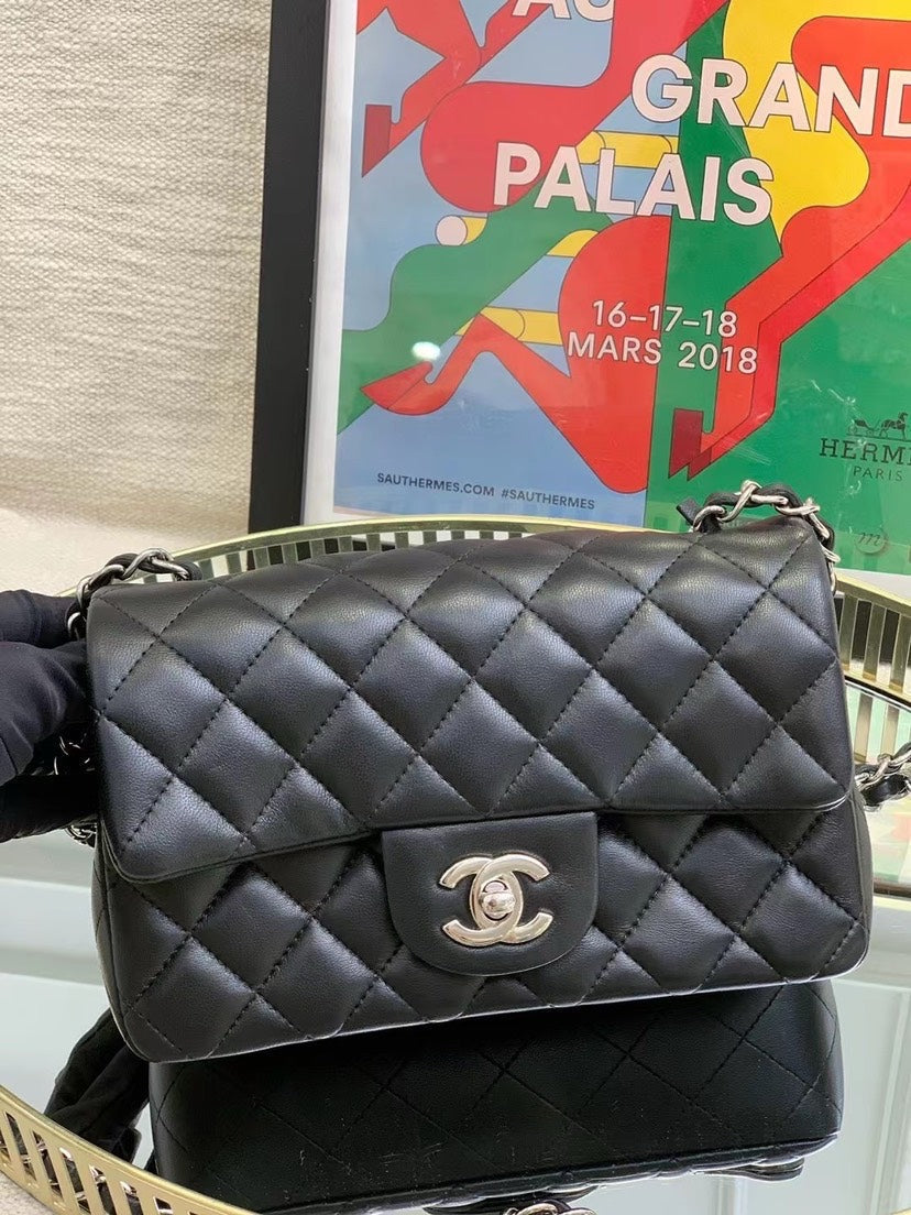 Chanel CF mini Black 20x13cm 2020year 10522