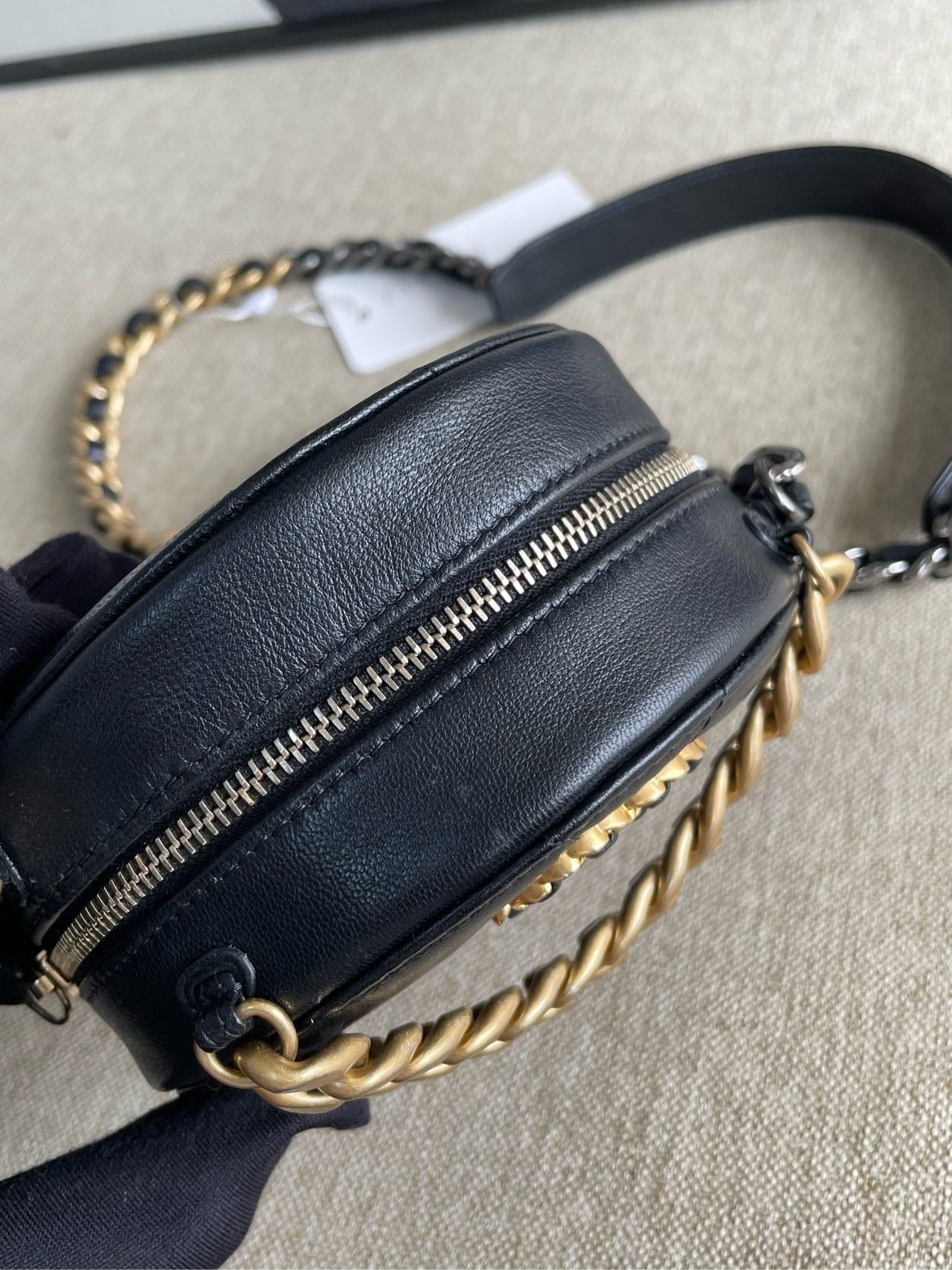 Chanel 19 Bag Black Leather Crossbody Bag 2021
