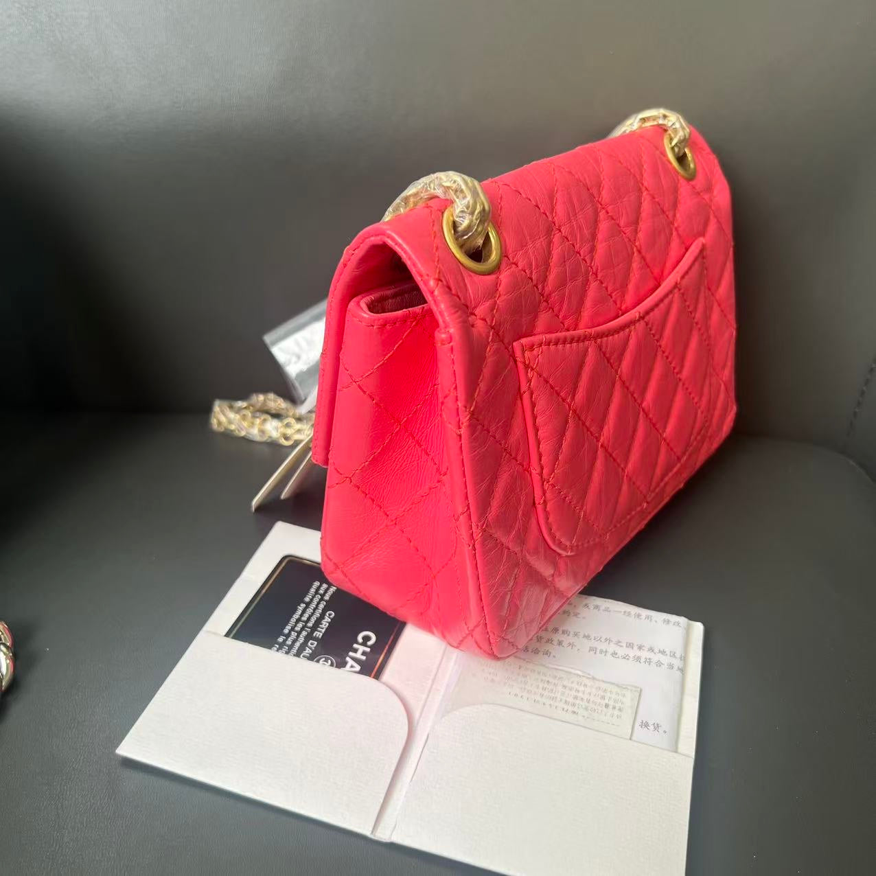 Chanel 2.55 Shoulder Bag Red Leather –  Designer Handbag