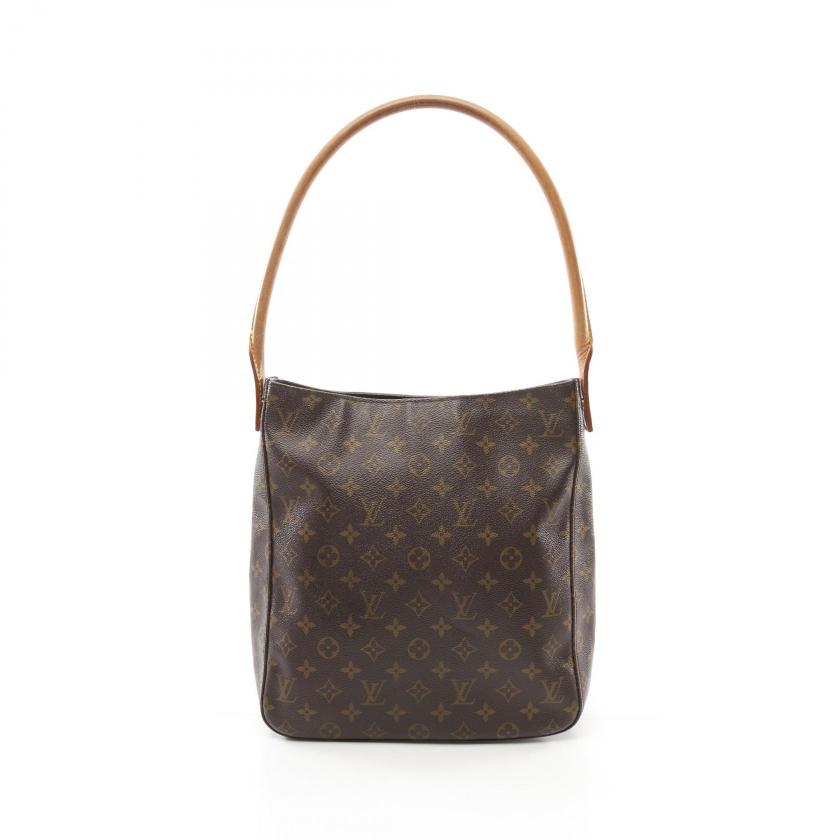 Pre-loved LOUIS VUITTON Looping GM monogram Shoulder bag PVC leather Brown 2106800580938