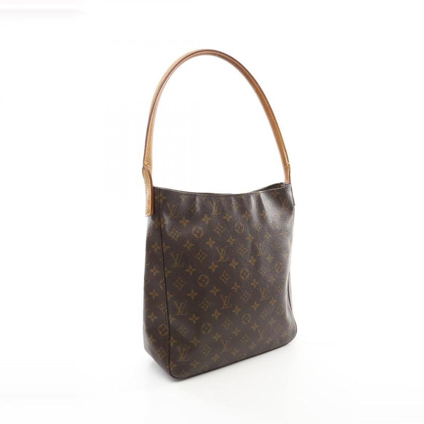 Pre-loved LOUIS VUITTON Looping GM monogram Shoulder bag PVC leather Brown 2106800580938