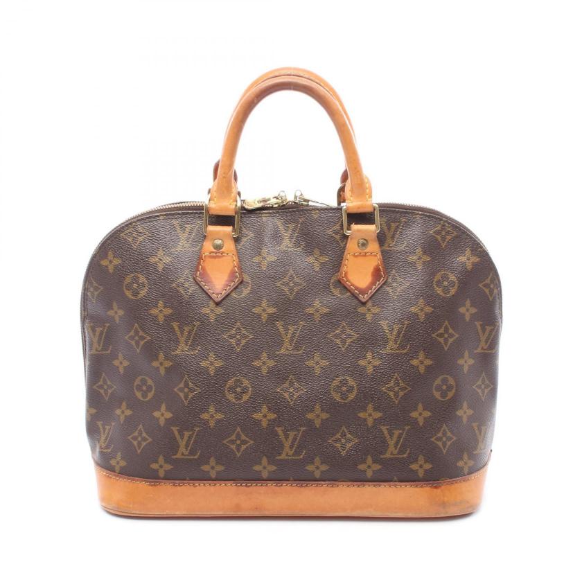 Pre-loved LOUIS VUITTON Alma PM monogram Handbag PVC leather Brown 2101218927757