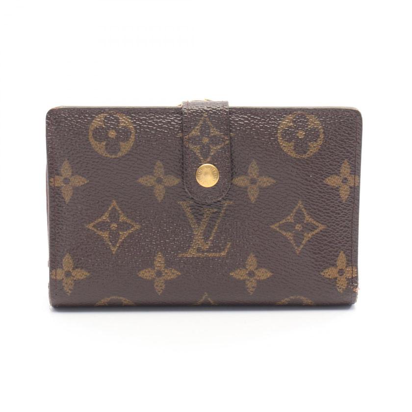 Pre-loved LOUIS VUITTON Porte-Monnaie Bie Viennois monogram Bi-fold wallet PVC Brown 2118800149442