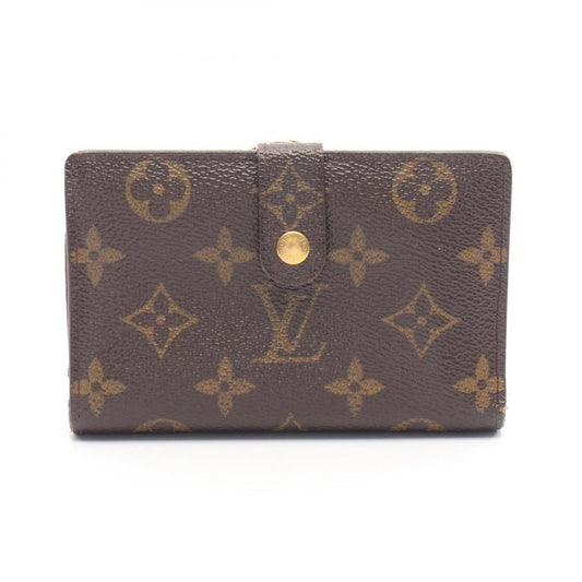 Pre-loved LOUIS VUITTON Porte-Monnaie Bie Viennois monogram Bi-fold wallet PVC Brown 2118800149442