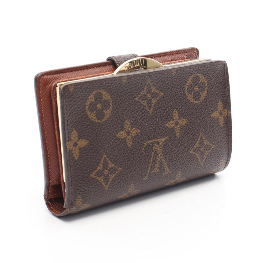 Pre-loved LOUIS VUITTON Porte-Monnaie Bie Viennois monogram Bi-fold wallet PVC Brown 2118800149442