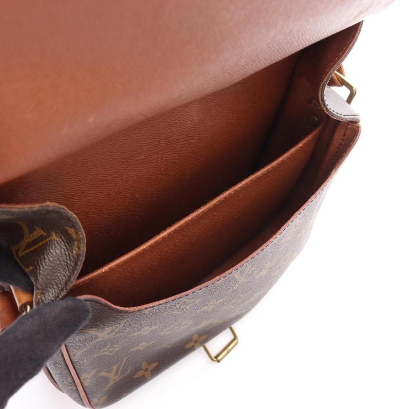 Pre-loved LOUIS VUITTON Cartesier MM monogram Shoulder bag PVC leather Brown 2101219225784