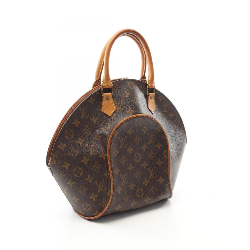 Pre-loved LOUIS VUITTON Ellipse MM monogram Handbag PVC leather Brown 2101219006079
