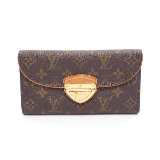 Pre-loved LOUIS VUITTON Portefeuil monogram trifold long wallet PVC Brown 2101219262260