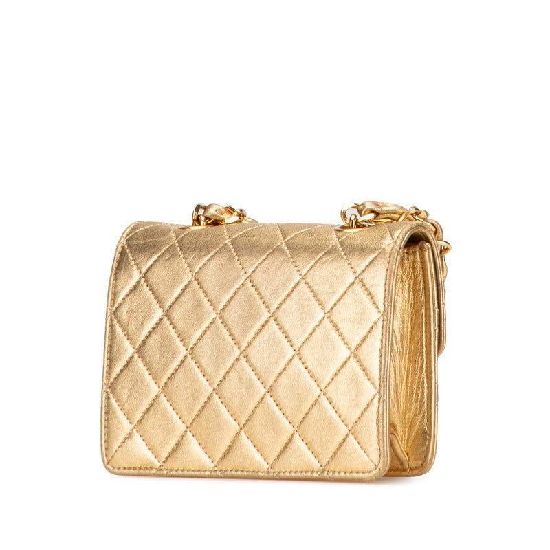 Chanel Mini Matelassé Lambskin Shoulder Bag