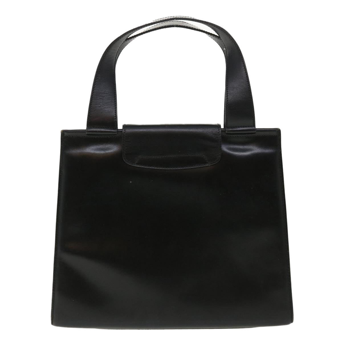 Luxury CELINE Horse Carriage Hand Bag Leather Black  rd3150
