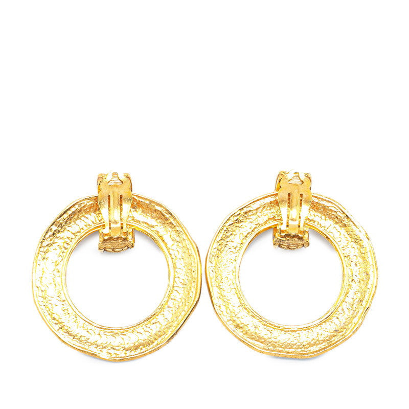 Chanel Gold Plated   Earrings