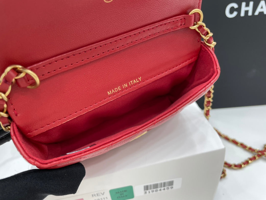 CHLMini Top Qualityap Bag Red For Women Bags 7.5in/19cm
