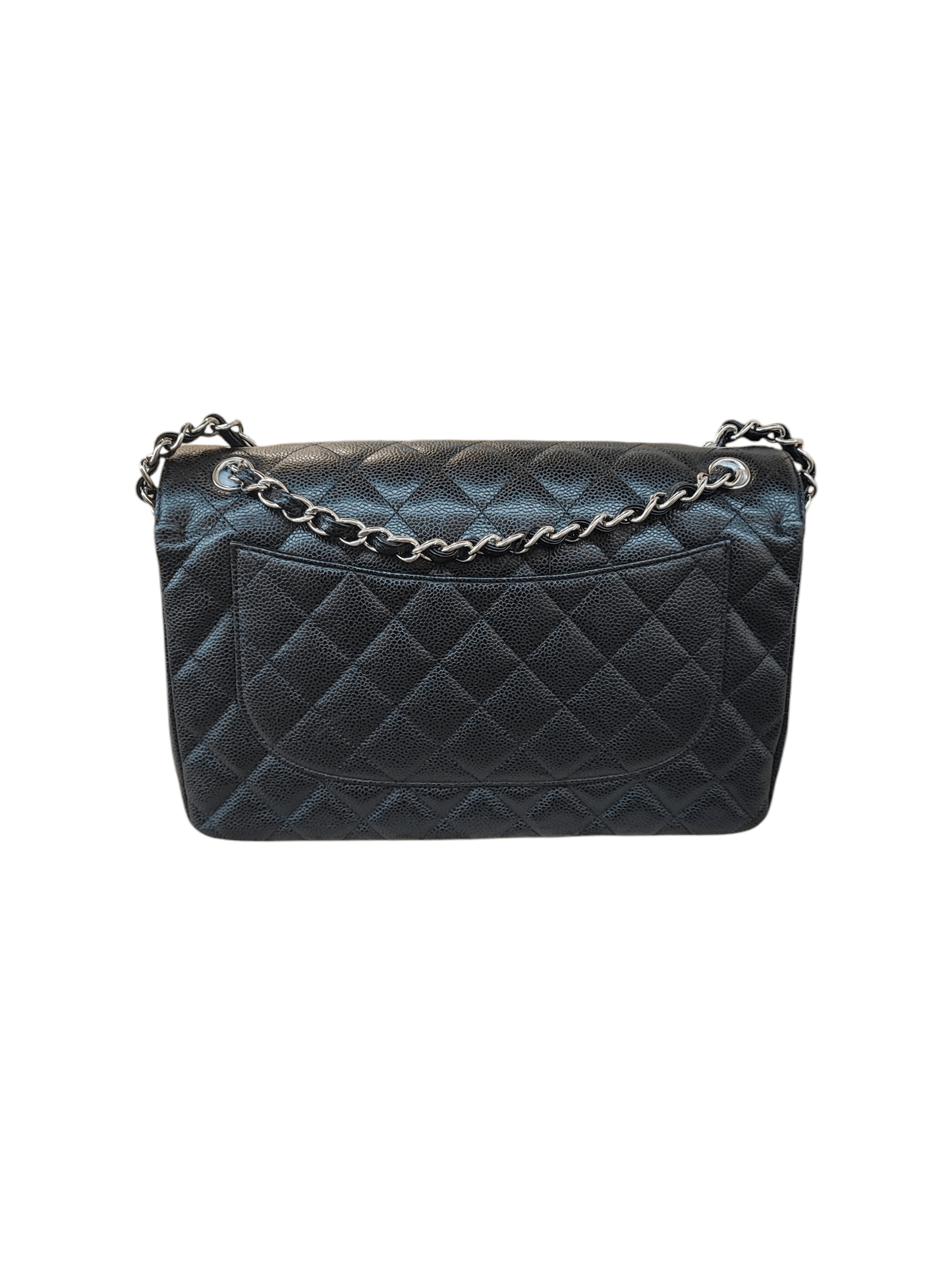 Chanel - Sac Timeless Jumbo Caviar noir