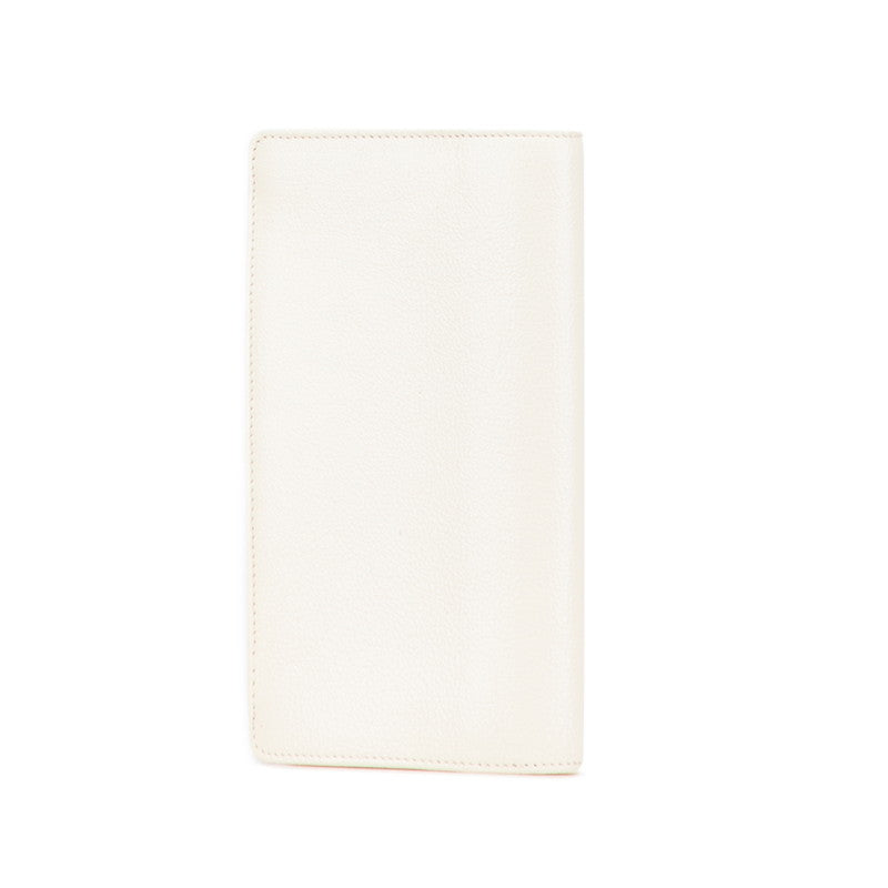 Chanel Coco Mark Leather Long Wallet