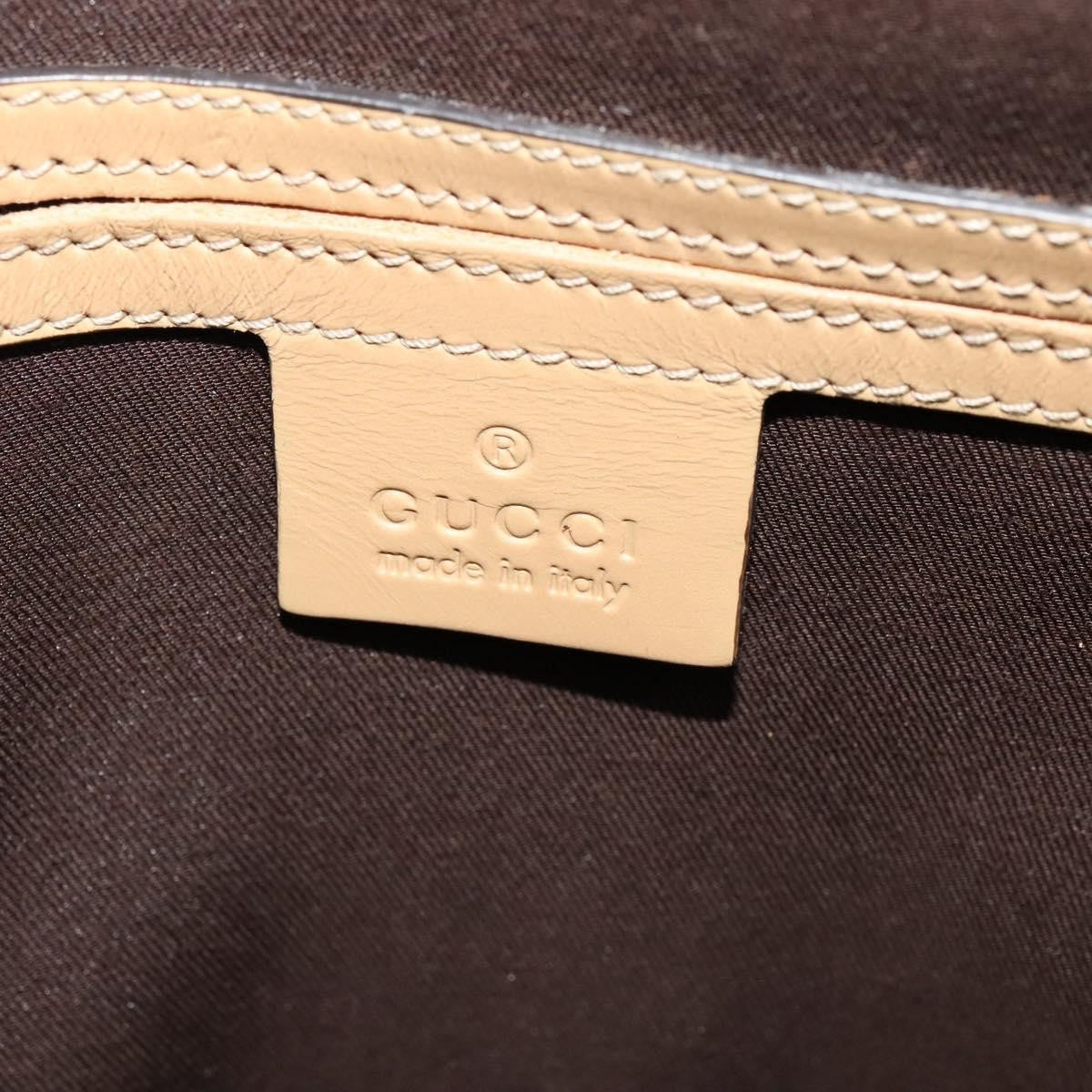 Gucci Flap Messenger Gg Coated Canvas White Pvc Shoulder Bag Bag ( )