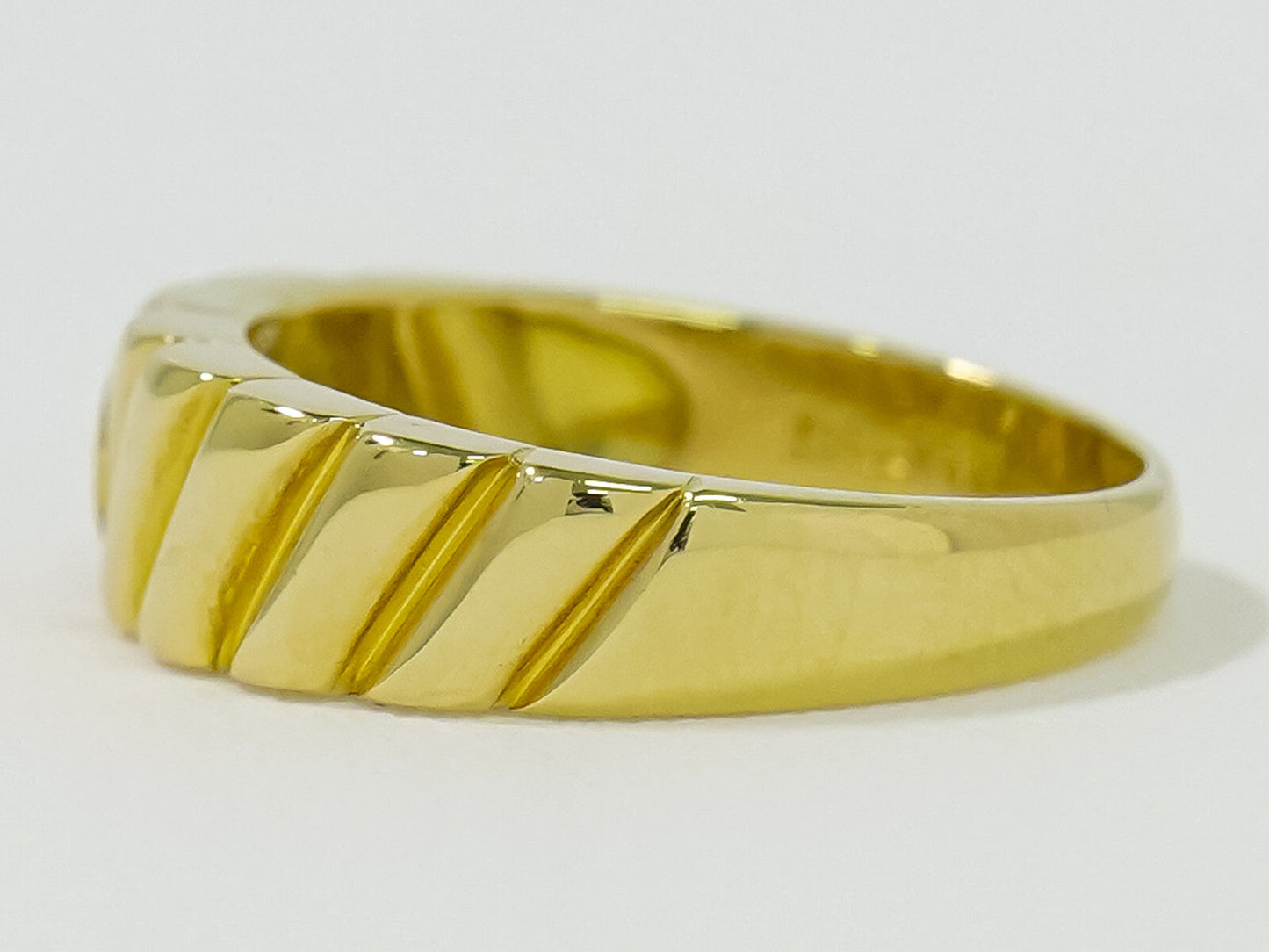 Christian Dior Cd Ring Yellow Gold And Diamond Gold Yellow_Gold Ring Jewelry ()
