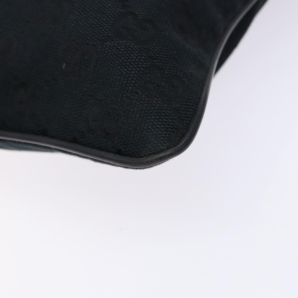 Gucci Web Strap Zip Messenger Bag Gg Canvas Black Canvas Shoulder Bag Bag ( )